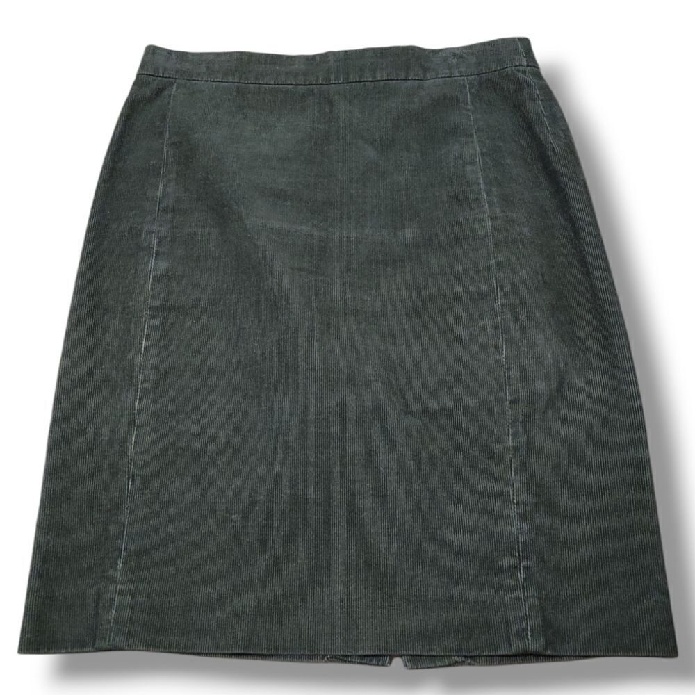 J.Crew Skirt Size 4 W30in Waist Womens Corduroy Skirt Pencil Skirt Stretch Brown